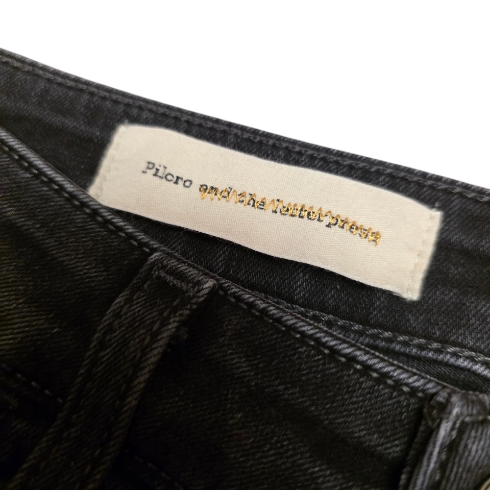 Pilcro And The Letterpress The Stet  Skinny Black Jeans Size 27 - Picture 6 of 11